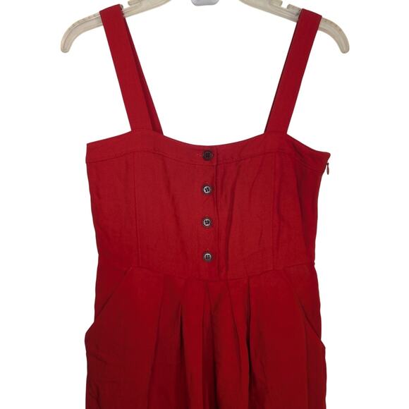 Steven Alan Wide Leg Sleeveless Caravan Jumpsuit in Paprika, Size Small - Picture 4 of 7